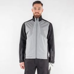 Galvingreen Galvin Green Albert Waterproof Golf Jacket -Putter Sales Galvin Green SS22 Albert Waterproof Jacket G130077 WJGAL431 Sharkskin Black White model 1
