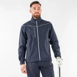 Galvingreen Galvin Green Armstrong Waterproof Golf Jacket 12 Galvingreen Galvin Green Armstrong Waterproof Golf Jacket -Putter Sales Galvin Green SS22 Armstrong Waterproof Jacket G120231 WJGAL432 Navy White Model 1