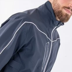 Galvingreen Galvin Green Armstrong Waterproof Golf Jacket 17 Galvingreen Galvin Green Armstrong Waterproof Golf Jacket -Putter Sales Galvin Green SS22 Armstrong Waterproof Jacket G120231 WJGAL432 Navy White Model 6