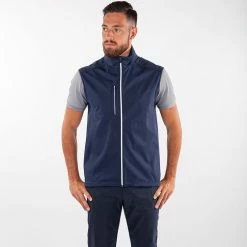 Galvingreen Galvin Green Lion Interface-1 Golf Wind Vest -Putter Sales Galvin Green SS22 Lion Full Zip Windproof Bodywarmer G122433 Code WTGAL192 M Navy model 1