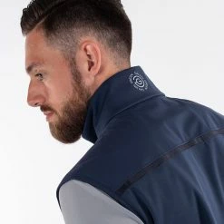 Galvingreen Galvin Green Lion Interface-1 Golf Wind Vest -Putter Sales Galvin Green SS22 Lion Full Zip Windproof Bodywarmer G122433 Code WTGAL192 M Navy model 2