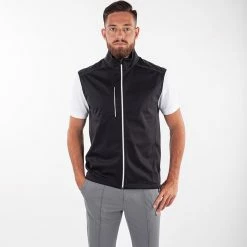 Galvingreen Galvin Green Lion Interface-1 Golf Wind Vest -Putter Sales Galvin Green SS22 Lion Full Zip Windproof Bodywarmer G122477 Code WTGAL193 M Black model 1