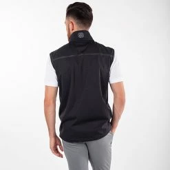 Galvingreen Galvin Green Lion Interface-1 Golf Wind Vest -Putter Sales Galvin Green SS22 Lion Full Zip Windproof Bodywarmer G122477 Code WTGAL193 M Black model 3