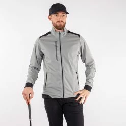 Galvingreen Galvin Green Lyle Interface-1 Golf Wind Jacket -Putter Sales Galvin Green SS22 Lyle Full Zip Windproof Jacket G122177 Code WTGAL190 M Sharkskin Black Model 1