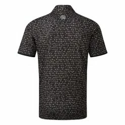 Galvingreen Galvin Green Mack Golf Polo Shirt -Putter Sales Galvin Green SS22 Mack Polo Shirt G126977 Code SHGAL545 M Black Sharkskin Back