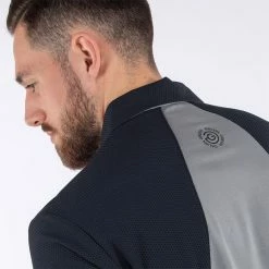 Galvingreen Galvin Green Massimo Golf Polo Shirt -Putter Sales Galvin Green SS22 Massimo Polo Shirt G127307 Code SHGAL555 M Sharkskin Black Model 2