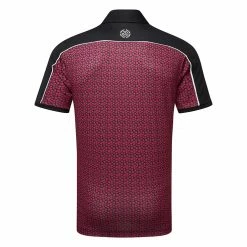 Galvingreen Galvin Green Millard Golf Polo Shirt -Putter Sales Galvin Green SS23 Millard Polo Shirt G137372 SHGAL608 S Black Red White Back