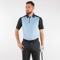 Galvingreen Galvin Green Massimo Golf Polo Shirt -Putter Sales Galvin Green Massimo Golf Polo Shirt Blue Bell Black G127367 SHGAL579 Model 1
