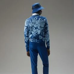 Jlindeberg J.Lindeberg Percy Golf Sweater 11 Jlindeberg J.Lindeberg Percy Golf Sweater -Putter Sales J.Lindeberg AW22 Percy Sweater GMJKW7424 0470 SWLIN089 Hibiscus Blue Model 3