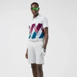 Jlindeberg J.Lindeberg Active Argyle Golf Shorts 9 Jlindeberg J.Lindeberg Active Argyle Golf Shorts -Putter Sales J.Lindeberg SS22 Active Argyl Golf Short P1345071 White Model 1
