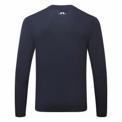 Jlindeberg J.Lindeberg Gus Golf Sweater -Putter Sales J.Lindeberg SS22 Gus Golf Sweater GMKW05753 6855 Code SWLIN060 M JL Navy White Back