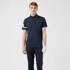 Jlindeberg J.Lindeberg Heath Golf Polo Shirt -Putter Sales J.Lindeberg SS22 Heath Regular Fit Polo GMJT06335 6855 Code SHLIN061 M JL Navy Model 1