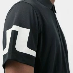 Jlindeberg J.Lindeberg Heath Golf Polo Shirt -Putter Sales J.Lindeberg SS22 Heath Regular Fit Polo GMJT06335 9999 Code SHLIN060 M Black Model 2