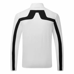 Jlindeberg J.Lindeberg Jarvis Full Zip Golf Jacket -Putter Sales J.Lindeberg SS22 Jarvis Mid Layer GMJS03873 0000 Code SWLIN045 M White Black Back