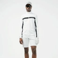 Jlindeberg J.Lindeberg Jarvis Full Zip Golf Jacket -Putter Sales J.Lindeberg SS22 Jarvis Mid Layer GMJS03873 0000 Code SWLIN045 M White Black Model 1