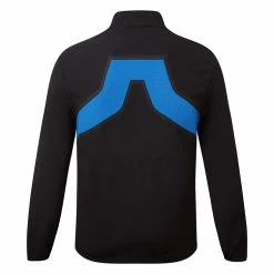 Jlindeberg J.Lindeberg KV Hybrid Golf Wind Jacket -Putter Sales J.Lindeberg SS22 KV Hybrid Golf Jacket GMOW05623 9999 Code WTLIN018 M Black Skydiver Back