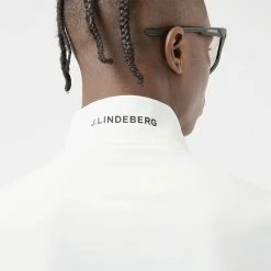 Jlindeberg J.Lindeberg Luke 1/2 Zip Golf Sweater -Putter Sales J.Lindeberg SS22 Luke Half Zip Mid Layer GMJS06340 0000 Code SWLIN044 M White Black model 2