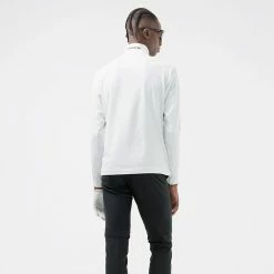 Jlindeberg J.Lindeberg Luke 1/2 Zip Golf Sweater -Putter Sales J.Lindeberg SS22 Luke Half Zip Mid Layer GMJS06340 0000 Code SWLIN044 M White Black model 3