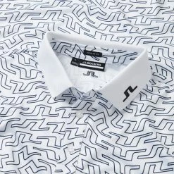 Jlindeberg J.Lindeberg Tour Tech Print Golf Polo Shirt -Putter Sales J.Lindeberg SS23 Tour Tech Reg Fit Print Polo GMJT07644 A035 SHLIN171 Detail