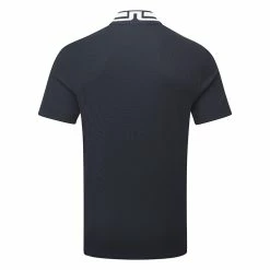 Jlindeberg J.Lindeberg Tyson Golf Polo Shirt -Putter Sales J.Lindeberg SS23 Tyson Regular Fit Polo GMJT07647 6855 SHLIN189 JL NavyWhite Back