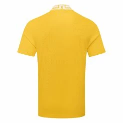 Jlindeberg J.Lindeberg Tyson Golf Polo Shirt 5 Jlindeberg J.Lindeberg Tyson Golf Polo Shirt -Putter Sales J.Lindeberg SS23 Tyson Regular Fit Polo GMJT07647 I040 SHLIN187 CitrusWhite Back
