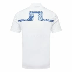 Jlindeberg J.Lindeberg Martin Golf Polo Shirt 5 Jlindeberg J.Lindeberg Martin Golf Polo Shirt -Putter Sales J.Lindeberg Martin Golf Polo Shirt White Hibiscus Blue Navy Peony GMJT07415 0000 SHLIN149 Back
