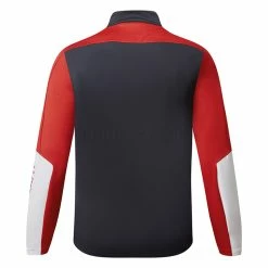 Jlindeberg J.Lindeberg Castor Golf Wind Jacket -Putter Sales J.Lindeberg AMJS06693 6855 M Castor Mid Layer JL Navy WTLIN033 Back