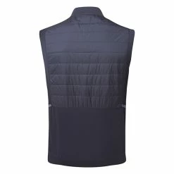 Jlindeberg J.Lindeberg Kenny Hybrid Thermal Golf Wind Vest -Putter Sales J.Lindeberg AMOW08166 6855 M Kenny Hybrid Vest JL Navy WTLIN038 Back