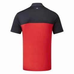 Jlindeberg J.Lindeberg Owen Slim Golf Polo Shirt -Putter Sales J.Lindeberg GMJT06850 G131 M Owen Slim Fit Polo Barbados Cherry SHLIN140 Back