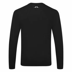 Jlindeberg J.Lindeberg Gus Golf Sweater -Putter Sales J.Lindeberg Gus Knitted Sweater AMKW07285 9999 M Black SWLIN096 Back