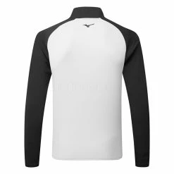 Mizuno Winter Breeze Bloc 1/4 Zip Golf Sweater 5 Mizuno Winter Breeze Bloc 1/4 Zip Golf Sweater -Putter Sales Mizuno AW22 Winter Breeze Bloc 1 4 Zip 52GA2504 05 SWMIZ048 S Grey Black Back