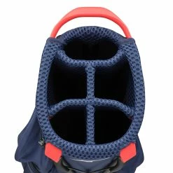 Mizuno K1-LO Golf Stand Bag -Putter Sales Mizuno K1 LO Golf Stand Bag Navy Red 3