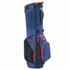 Mizuno K1-LO Golf Stand Bag -Putter Sales Mizuno K1 LO Golf Stand Bag Navy Red 4