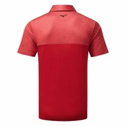 Mizuno Quick Dry Hazard ST Golf Polo Shirt -Putter Sales Mizuno SS22 Quick Dry Hazard ST Polo 52GA2008 62 Code SHMIZ134 M Red Back