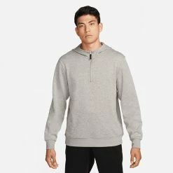 Nike Dry 1/2 Zip Golf Hoodie -Putter Sales Nike AW22 Dri Fit Golf Hoodie DN1906 003 SWNIK254 Dust White Dust Model 1