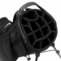 Nike Air Hybrid 2 Golf Stand Bag -Putter Sales Nike Air Hybrid 2 Golf Stand Bag Black Black White 3