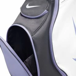Nike Ladies Air Sport 2 Golf Stand Bag -Putter Sales Nike Air Sport 2 Stand Bag DR5133 124 White Iron Grey Purple 5