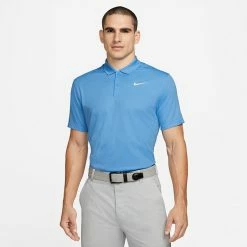 Nike Dry Victory Solid Golf Polo Shirt -Putter Sales Nike SS22 Dry Victory Solid Golf Polo Shirt DH0822 412 M SHNIK780 University Blue White model 1