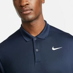Nike Dry Victory Solid Golf Polo Shirt -Putter Sales Nike SS22 Dry Victory Solid Golf Polo Shirt DH0822 451 M Obsidian White Model 2