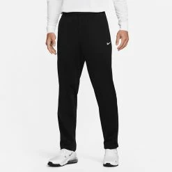 Nike Storm-FIT ADV Waterproof Golf Pants -Putter Sales Nike AW22 Storm FIT ADV Waterproof Trousers Black White DN1951 010 WPNIK014 Model 1