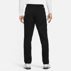 Nike Storm-FIT ADV Waterproof Golf Pants -Putter Sales Nike AW22 Storm FIT ADV Waterproof Trousers Black White DN1951 010 WPNIK014 Model 2
