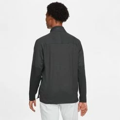 Nike Dry Vapor 1/2 Zip Golf Sweater -Putter Sales Nike SS21 Dry Vapor 1 2 Zip Sweater CU9828 010 Code SWNIK230 Black Grey Model 2