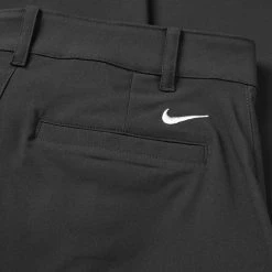 Nike Dry Victory Golf Pants -Putter Sales Nike SS23 Dri Fit Victory Golf Trousers Black White DN2397 010 TRNIK160 30 W 32 Leg Detail
