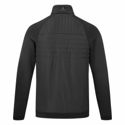 Oscarjacobson Oscar Jacobson Harrington Thermal Golf Wind Jacket -Putter Sales Oscar Jacobson AW22 Harrington Windproof Jacket OJTOP0087 WTOSC091 S Black Back