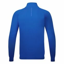Oscarjacobson Oscar Jacobson Lexington 1/4 Zip Golf Sweater -Putter Sales Oscar Jacobson AW22 Lexington Midlayer OJTOP0099 SWOSC202 S Electric Back