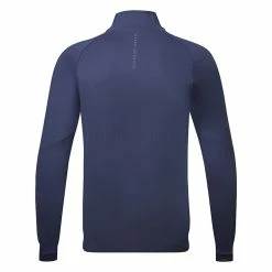 Oscarjacobson Oscar Jacobson Lexington 1/4 Zip Golf Sweater 5 Oscarjacobson Oscar Jacobson Lexington 1/4 Zip Golf Sweater -Putter Sales Oscar Jacobson AW22 Lexington Midlayer OJTOP0099 SWOSC204 S Navy Back