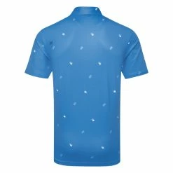 Ping Two Tone Golf Polo Shirt -Putter Sales Ping SS23 Two Tone Polo Shirt P03571 DEB SHPIN349 Danube Infinity Blue Multi Back