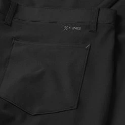 Ping Alderley Golf Trouser 5 Ping Alderley Golf Trouser -Putter Sales Ping SS22 Alderley Trousers Black P03484 060 Code TRPIN095 34 W 31 Leg detail