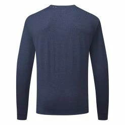 Puma Cloudspun Crew Golf Popover 8 Puma Cloudspun Crew Golf Popover -Putter Sales Puma SS22 Cloudspun Crew Golf Popover Puma Navy Blazer Heather Quiet Shade Heather 535458 02 SWPUM264 Back