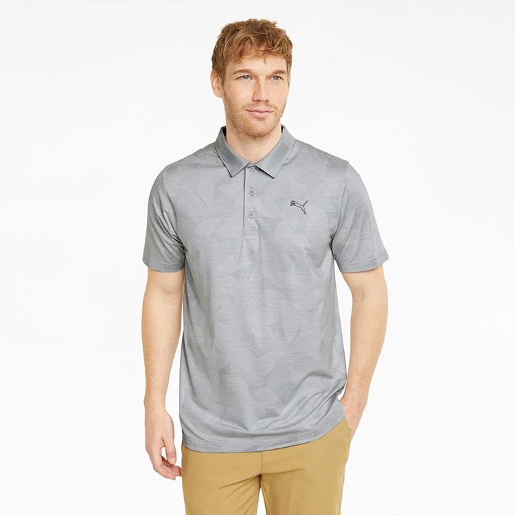 Puma Cloudspun Leaflet Golf Polo Shirt 4 Puma Cloudspun Leaflet Golf Polo Shirt - Image 4